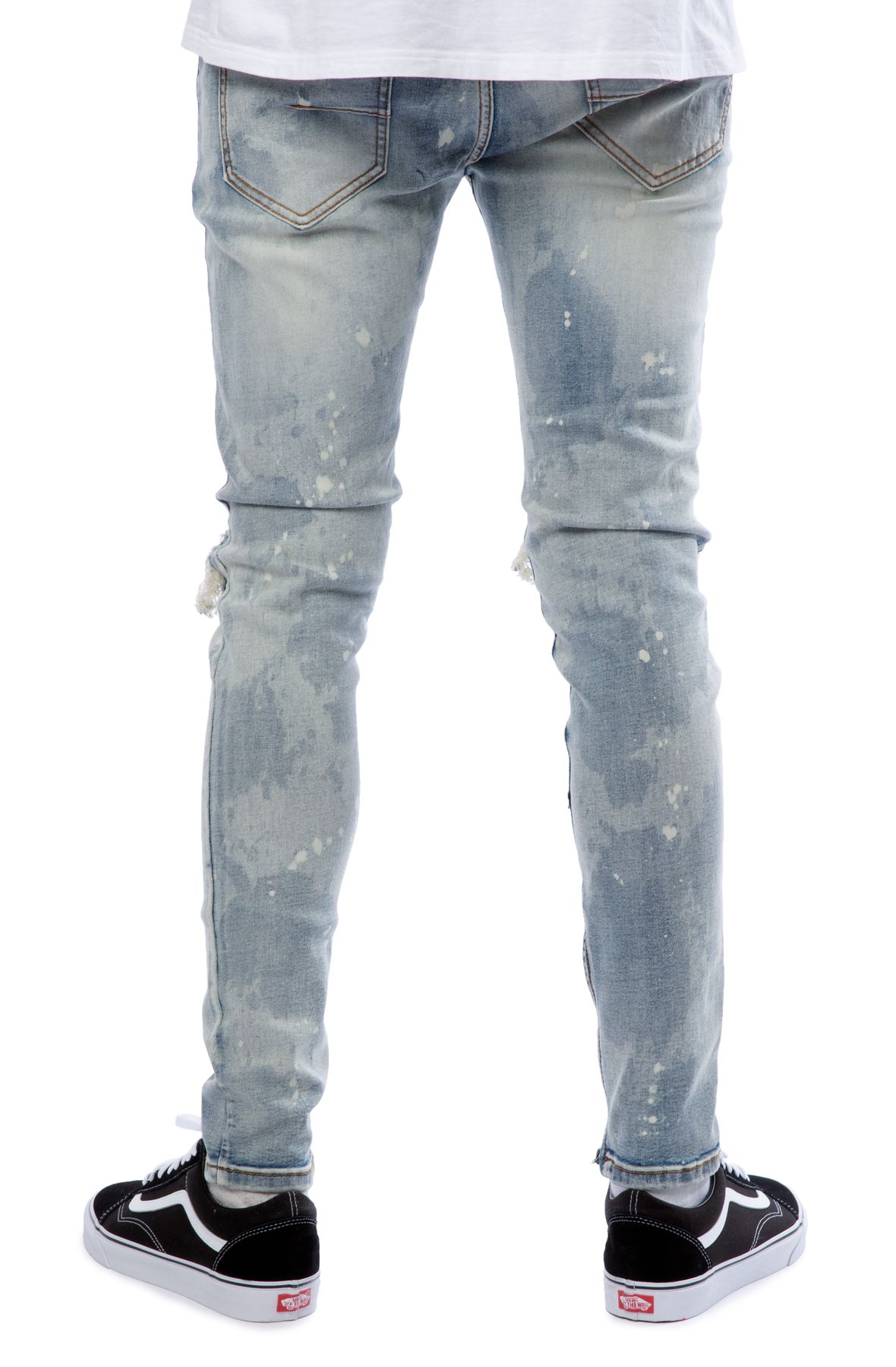 KDNK Relapse Distressed Jeans KND4226-MBLUE - Shiekh
