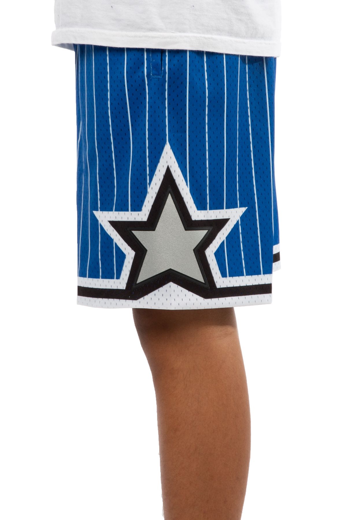 Shop Mitchell & Ness Orlando Magic 1994-1995 Swingman Shorts  SMSHGS18243-OMAROYA94 blue