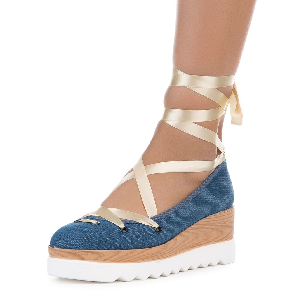wedges denim