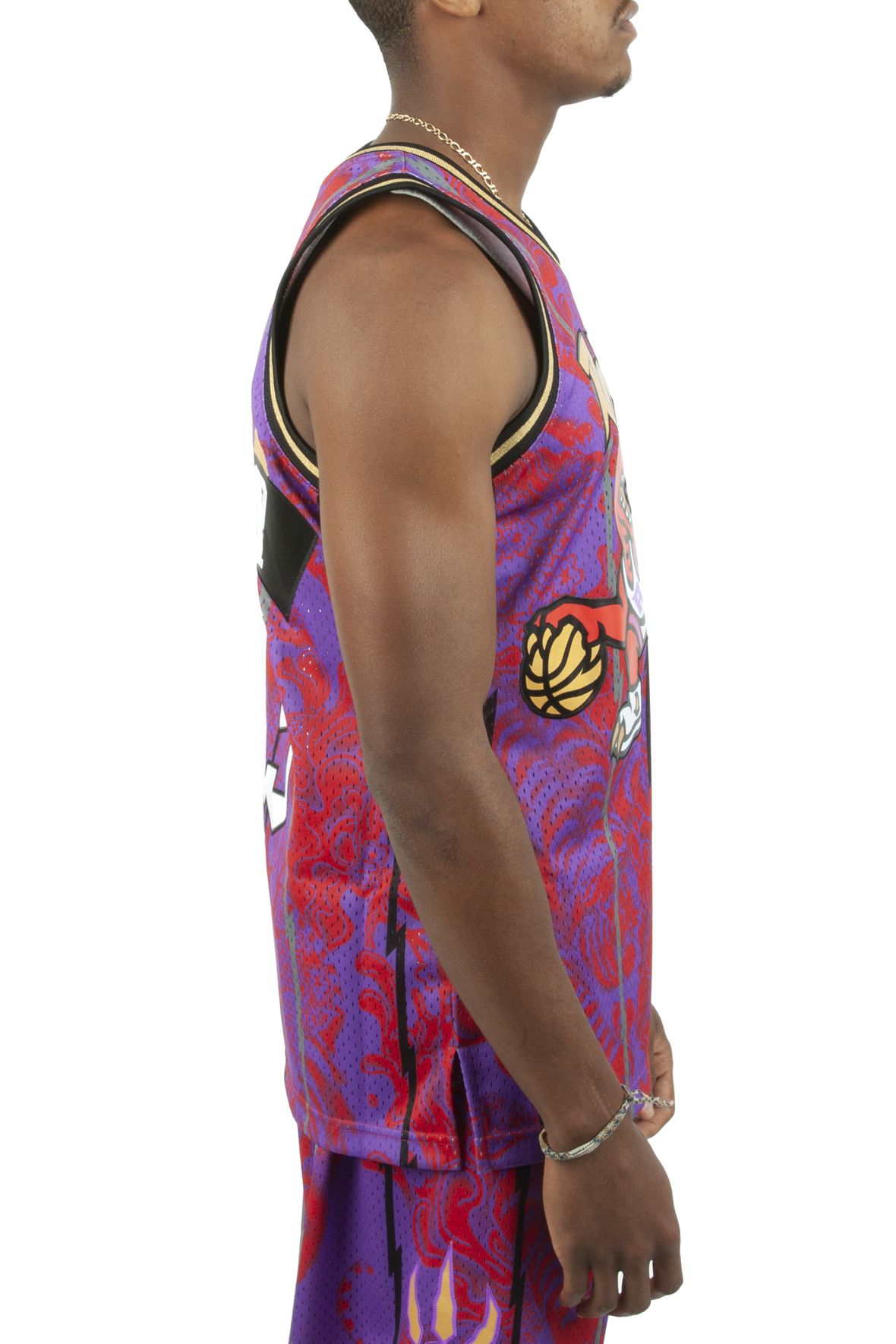 Men's Mitchell & Ness Vince Carter Purple Toronto Raptors Big Tall 1998-99 NBA 75th Anniversary Diamond Swingman Jersey