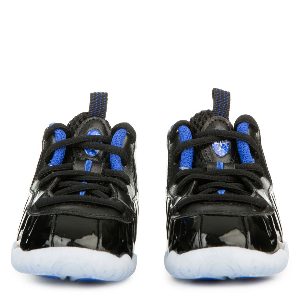 nike little posite one black game royal white