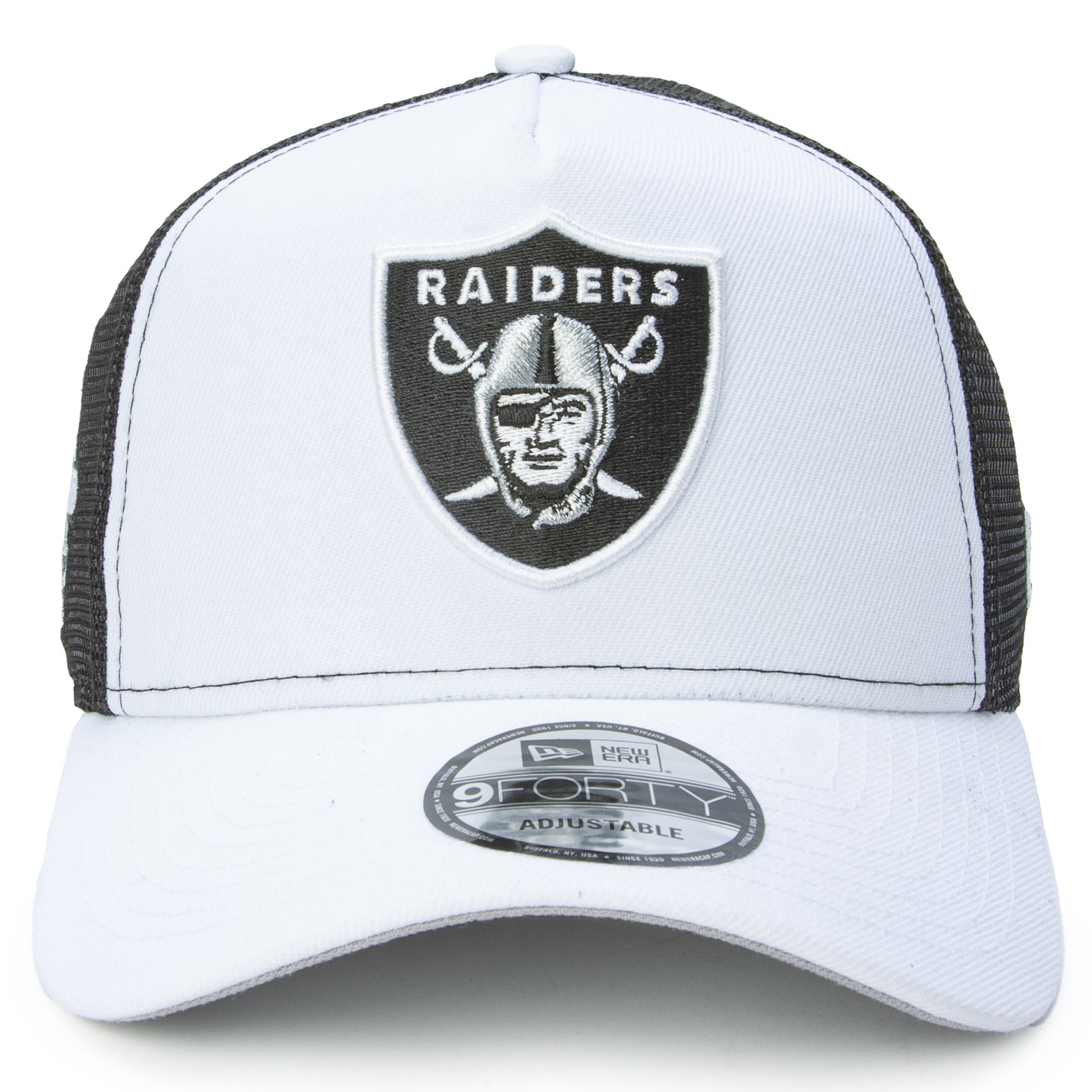 Las Vegas Raiders New Era Women's Team Trucker 9FORTY Snapback Hat - Black