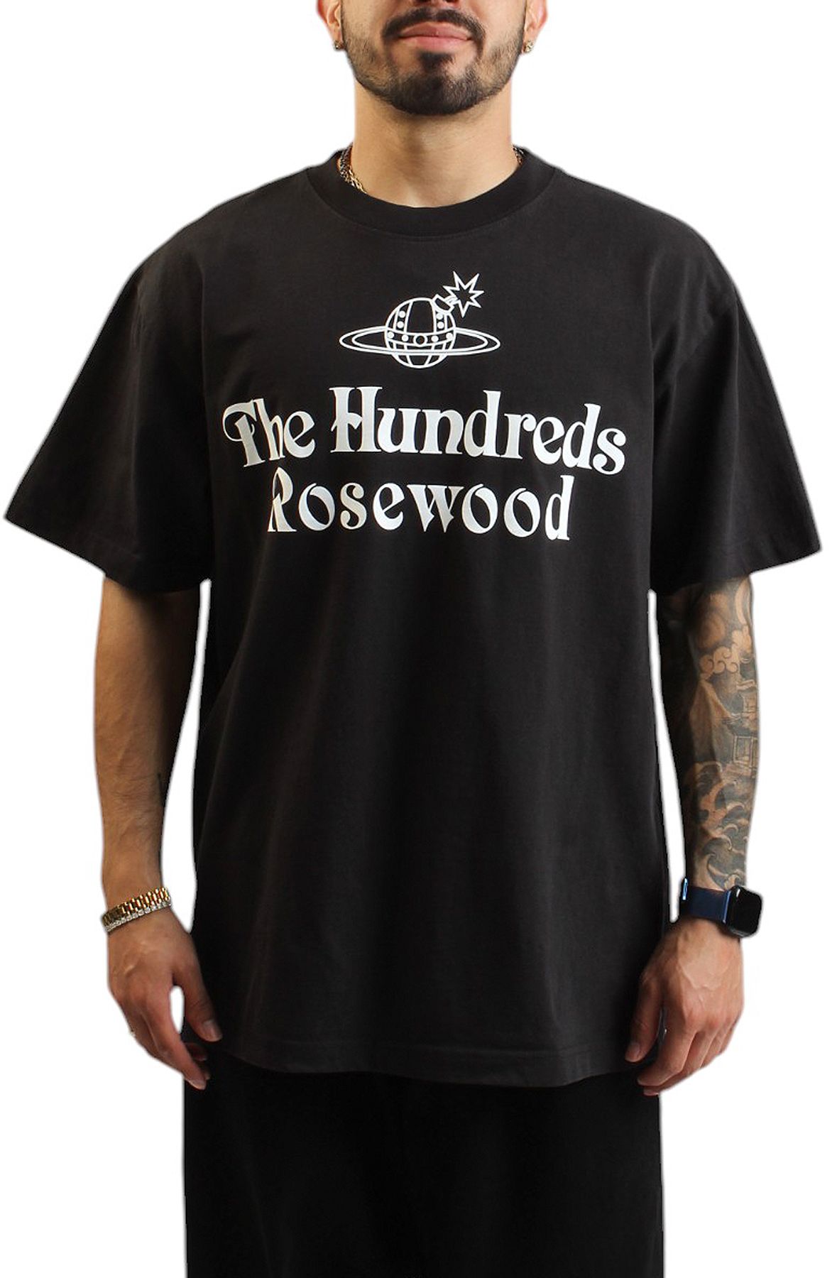 THE HUNDREDS Rosewood T-Shirt T25P101013LIMO - Shiekh