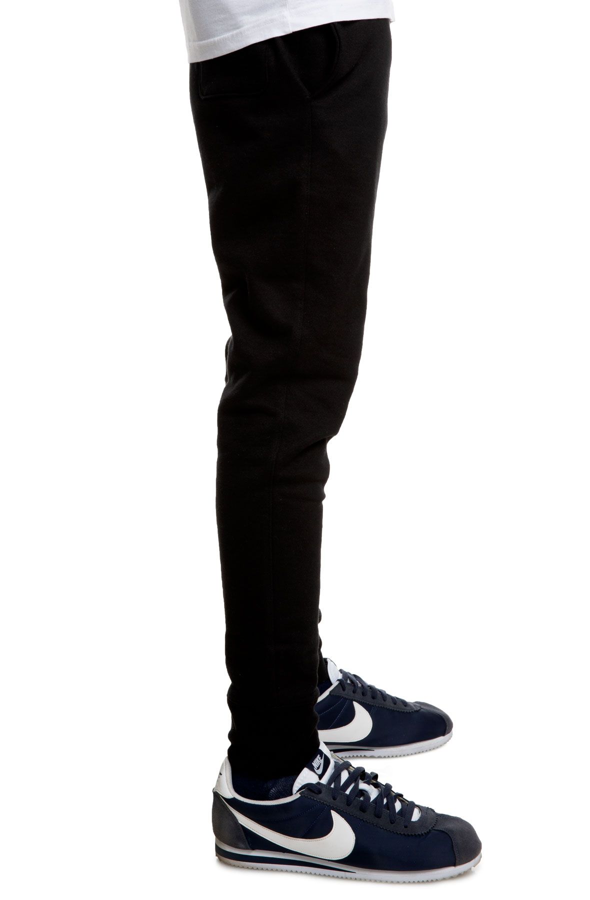 reverse weave cuffed joggers