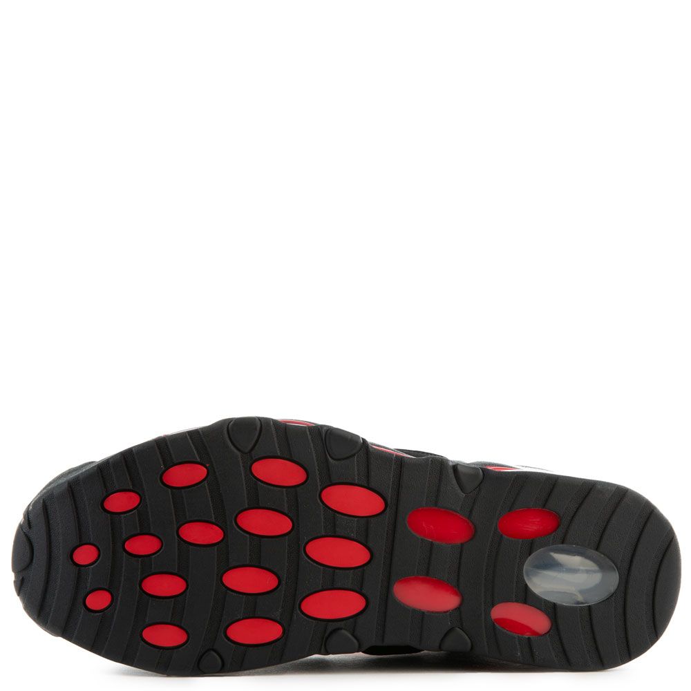 nike air max uptempo 95 white black red