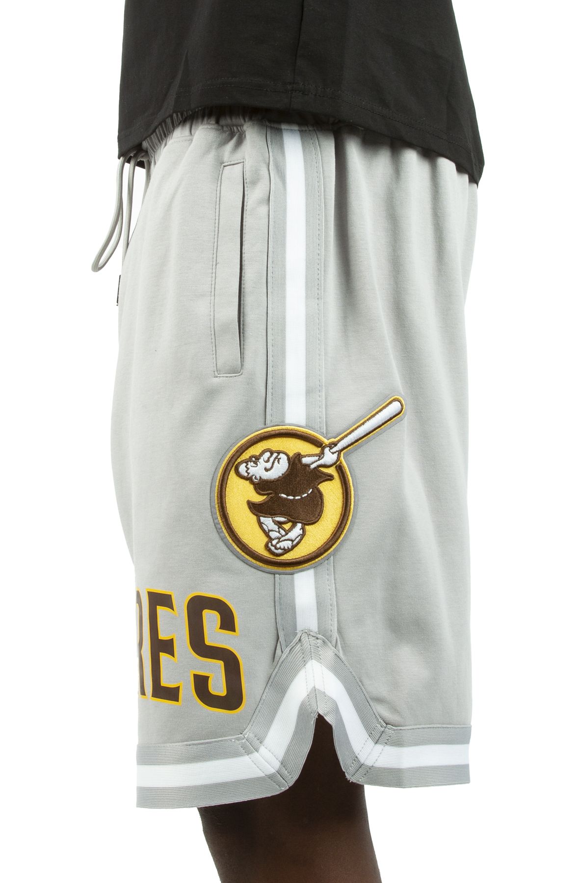 PRO STANDARD Padres Double Knit Taped Shorts LSP331618SH-GRY