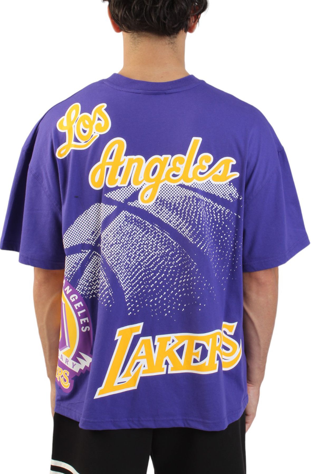 MITCHELL AND NESS Logo Blast HWC Los Angeles Lakers Short