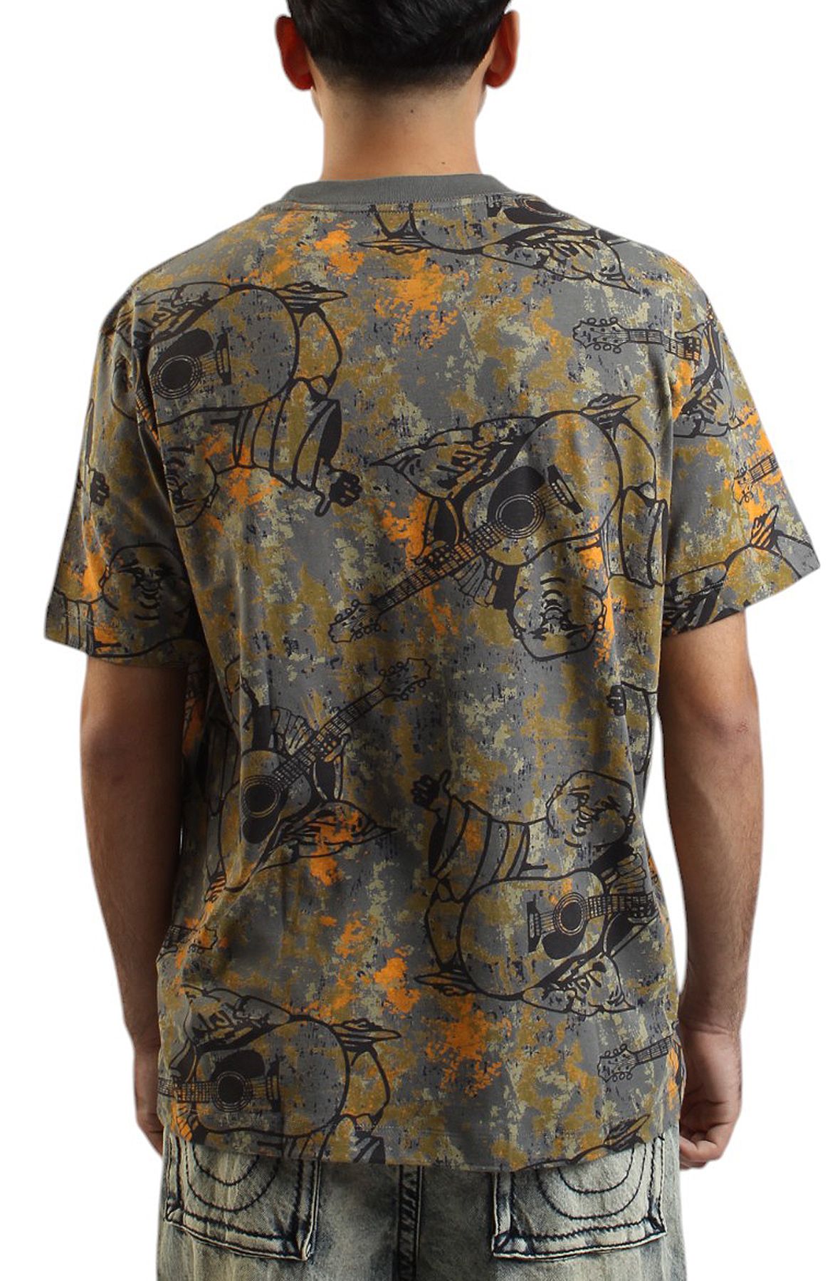 TRUE RELIGION Buddha Camo Logo T-shirt 109043-BUDCAMO - Shiekh