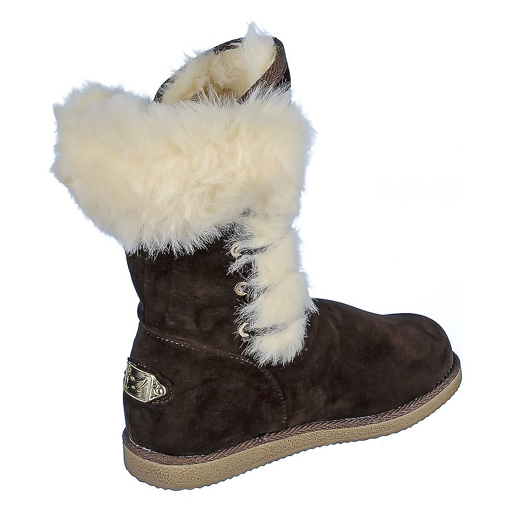 SHIEKH Kids Fur Boot Urban Fur URBAN FUR KIDS/BROWN - Shiekh