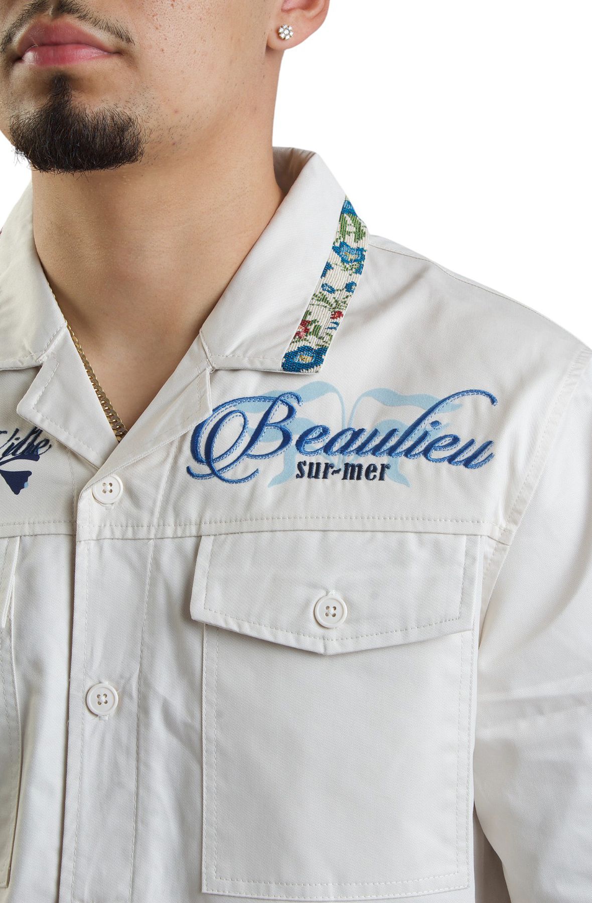 SMOKE RISE Beaulieu Lounge Shirt WH25295SK-CHA - Shiekh