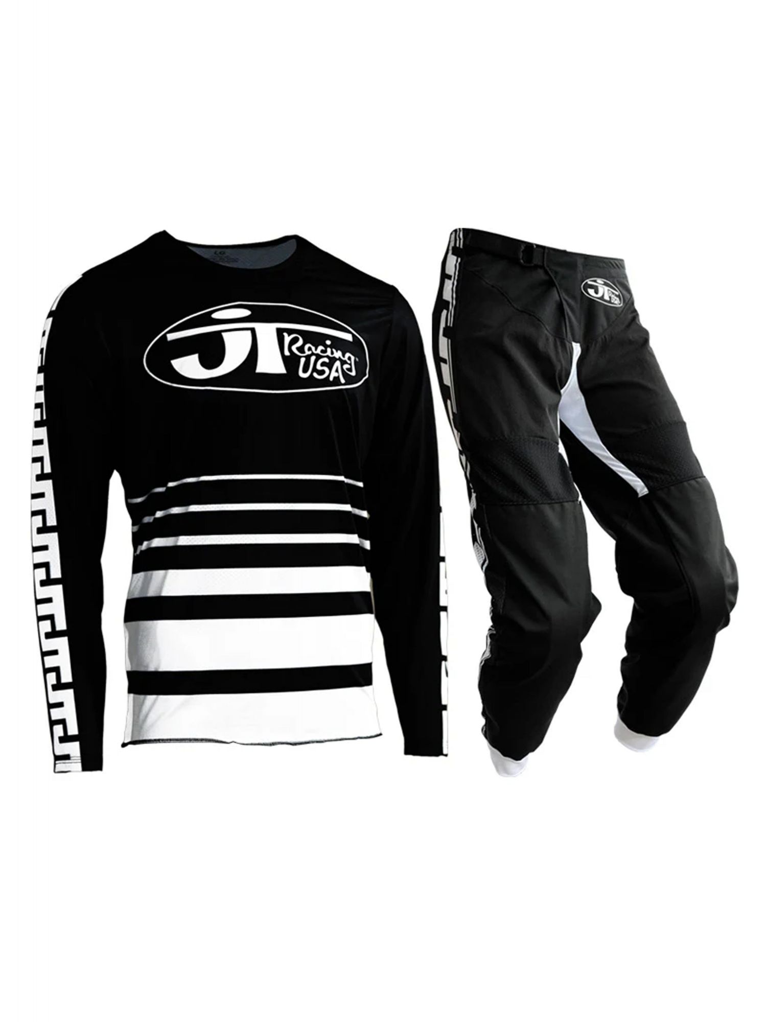 JT RACING Flo-Form Jersey and Pants Combo( and White) JTR-B15735