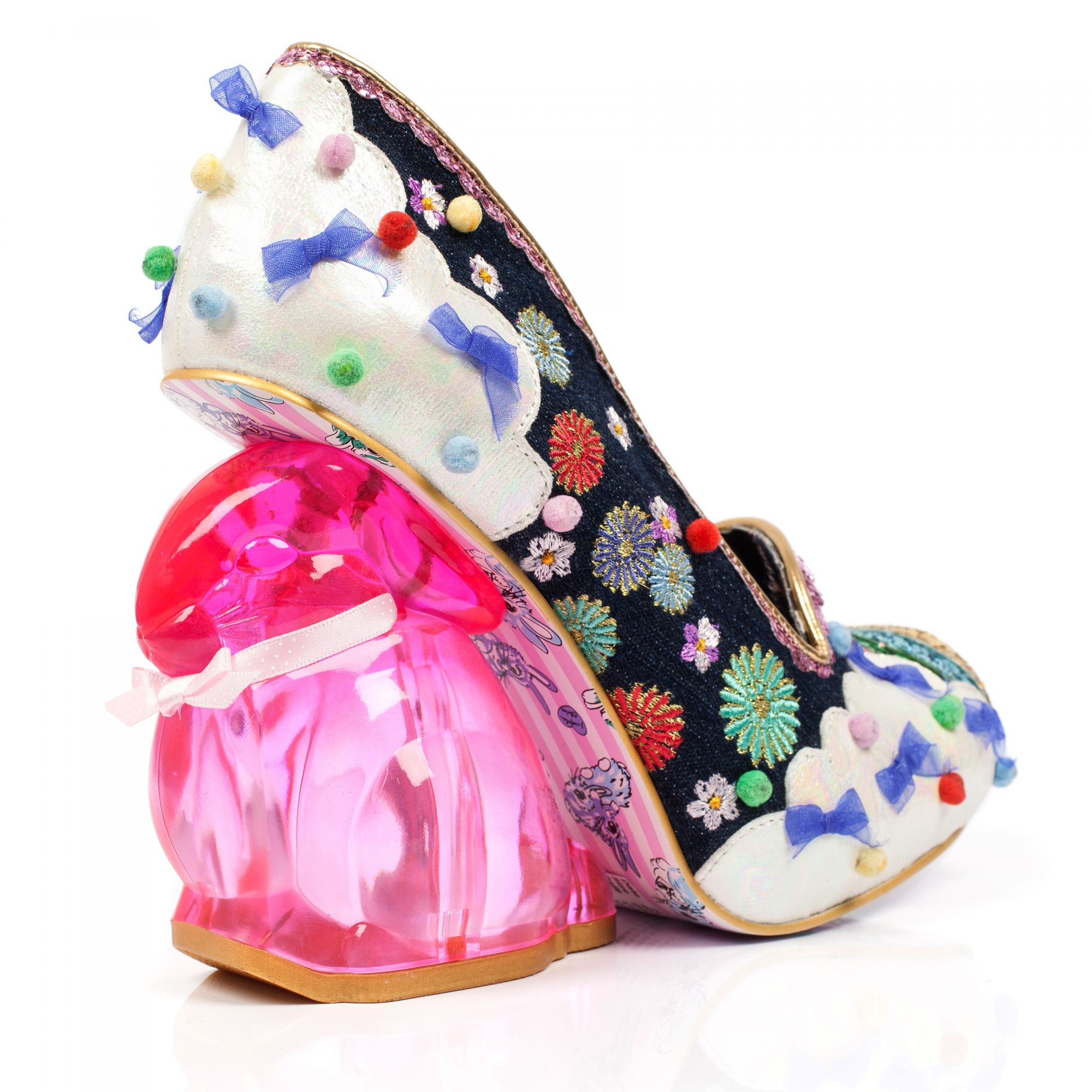 IRREGULAR CHOICE Women's Rain Bunny Blue Heel 4107-13A/NAVY - Shiekh