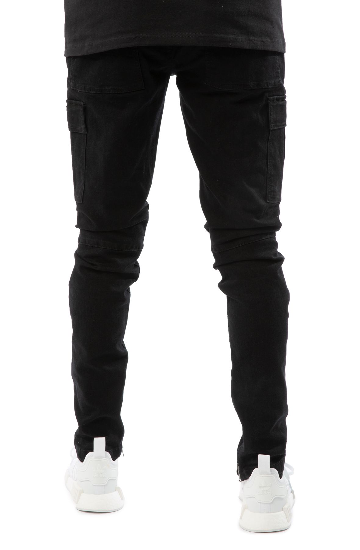 KDNK Tracker Cargo Jeans KD4249-BLK - Shiekh