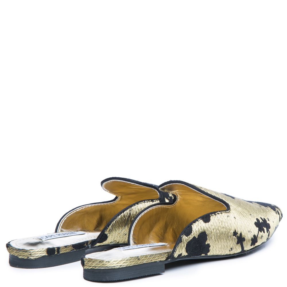 CAPE ROBBIN Cell-3 Mules CELL-3/GOLD - Shiekh