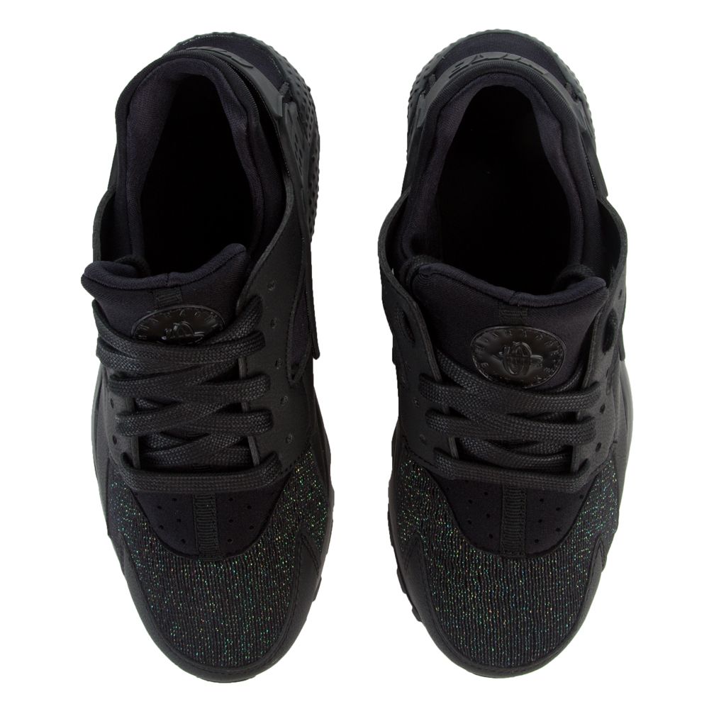 nike huarache black glitter