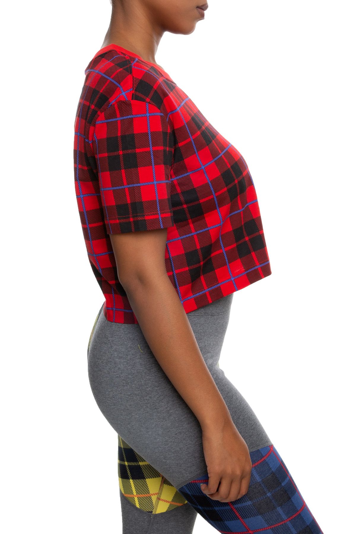 cropped active tee