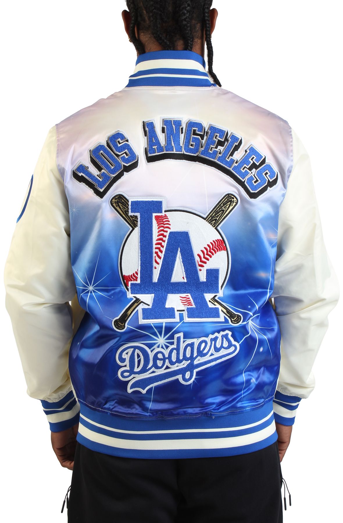 PRO STANDARD MLB Los Angeles Dodgers Sublimated Satin Jacket LLD6314753 ...