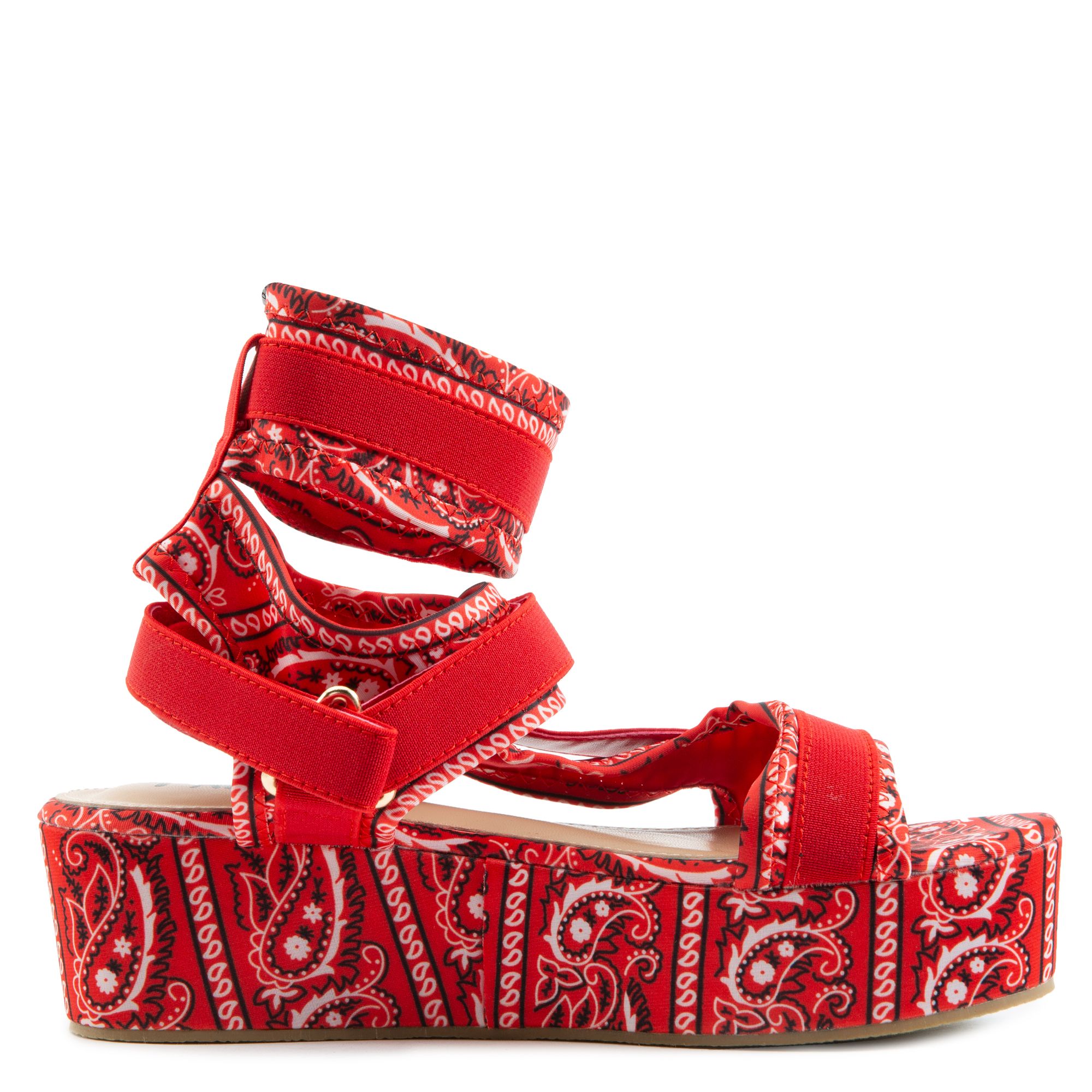 SHIEKH Mia-B Platform Sandals MIA-B-RED - Shiekh