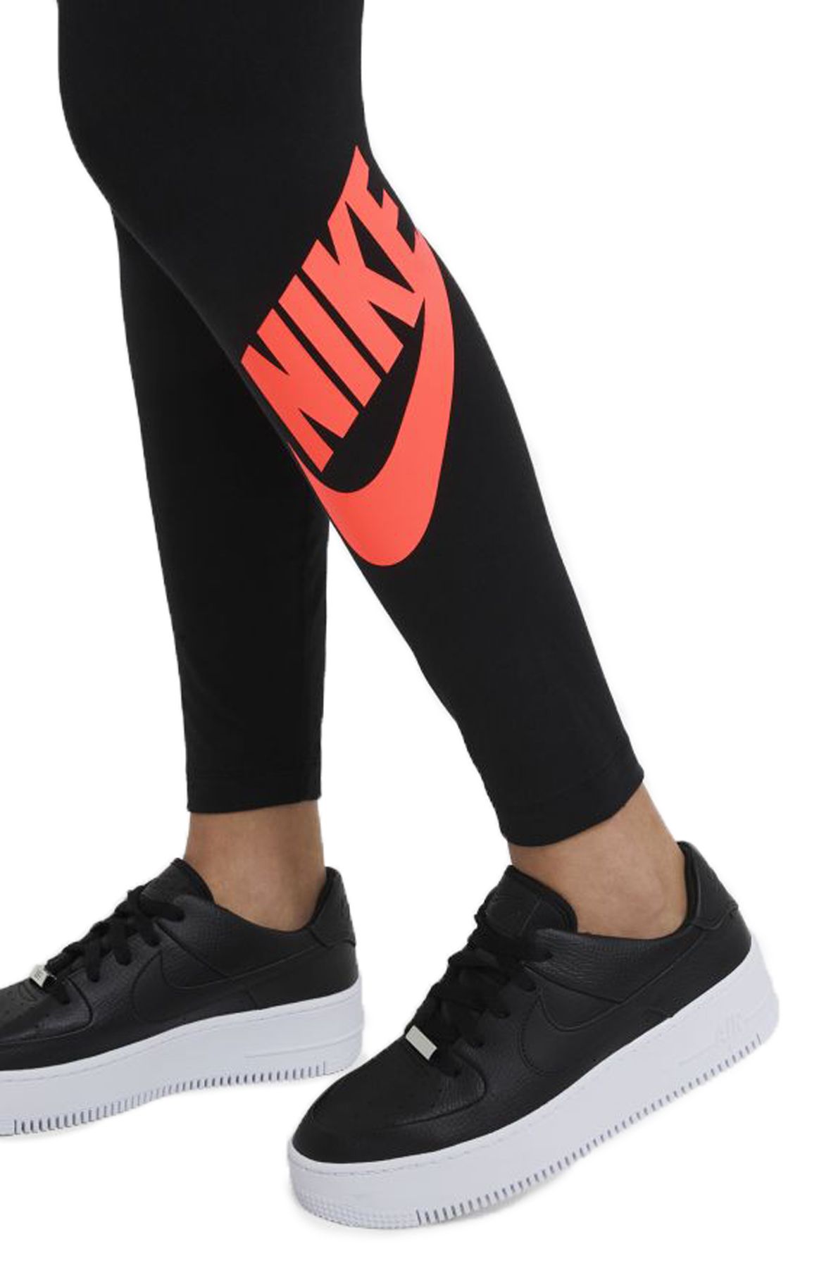 NIKE Sportswear Essential High-Waisted Logo Leggings CZ8528 272 - Shiekh