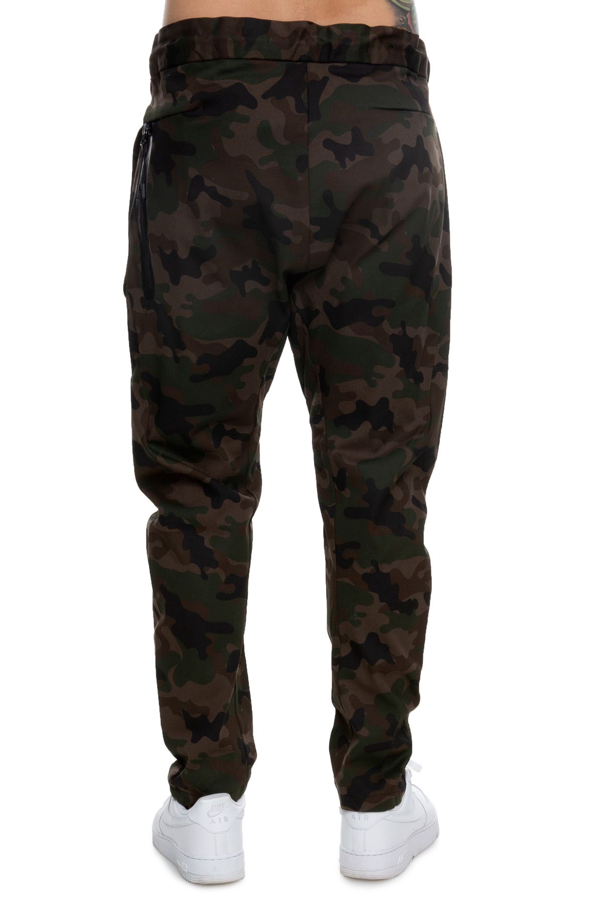 black twill joggers mens