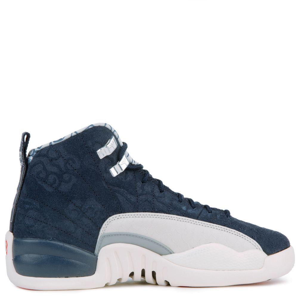 Fashion navy blue and white retro 12