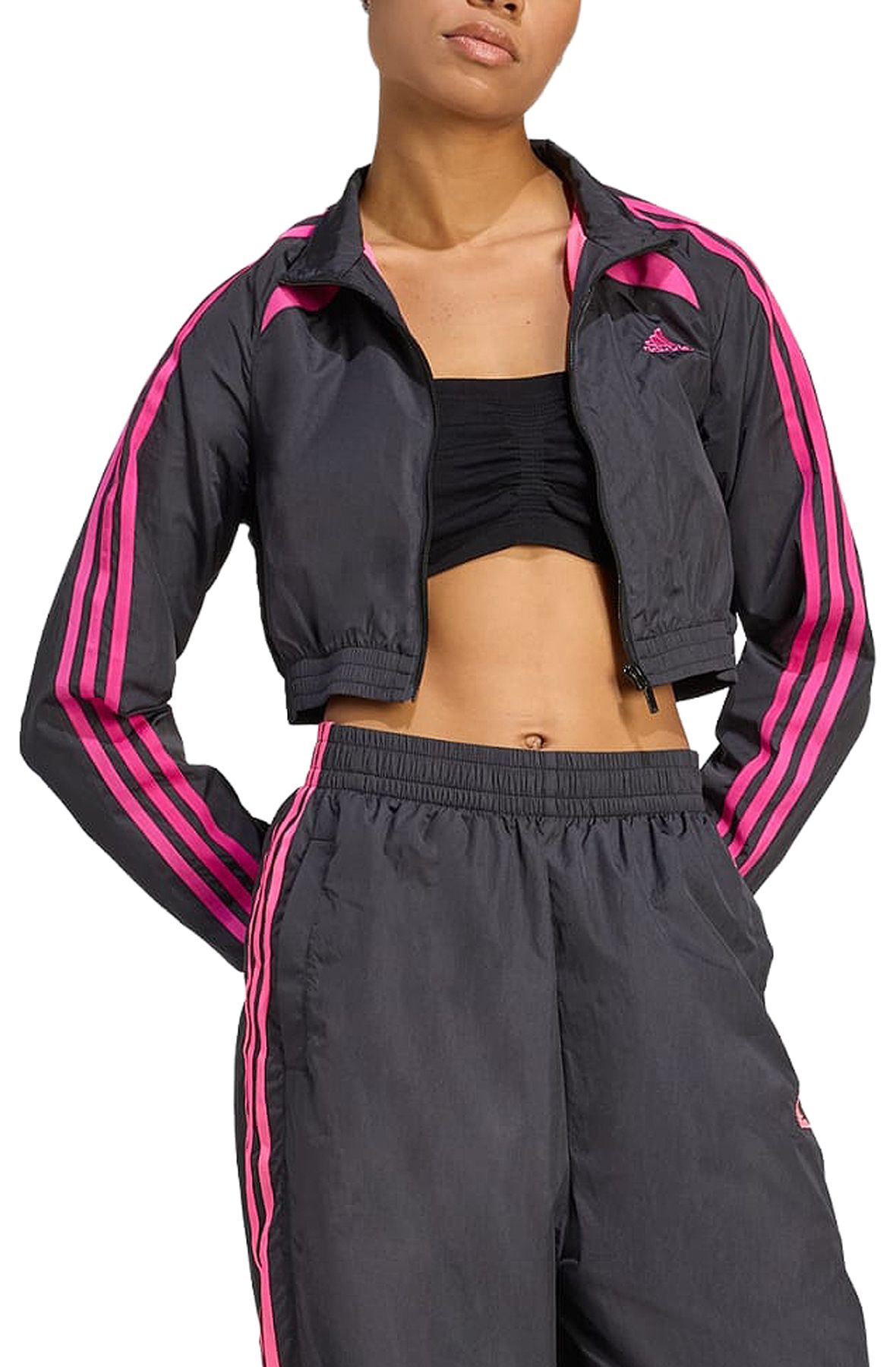 ADIDAS Teamgeist Adicolor Cropped Track Top JZ8276 - Shiekh