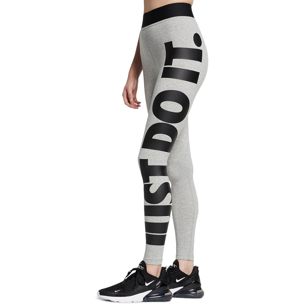 Nike Sportswear Leg-A-See JDI Gray/Black Leggings Women's Sz XS NEW  AR3511-063
