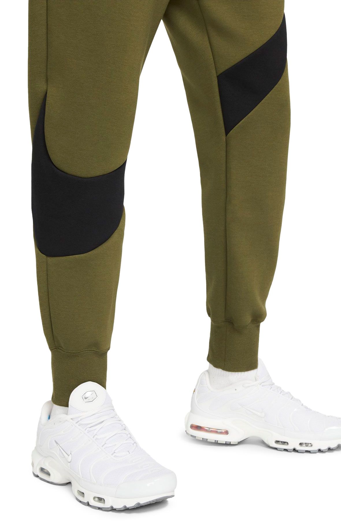 Nike Tech Fleece Sweatpants Sportswear Olive Green Black