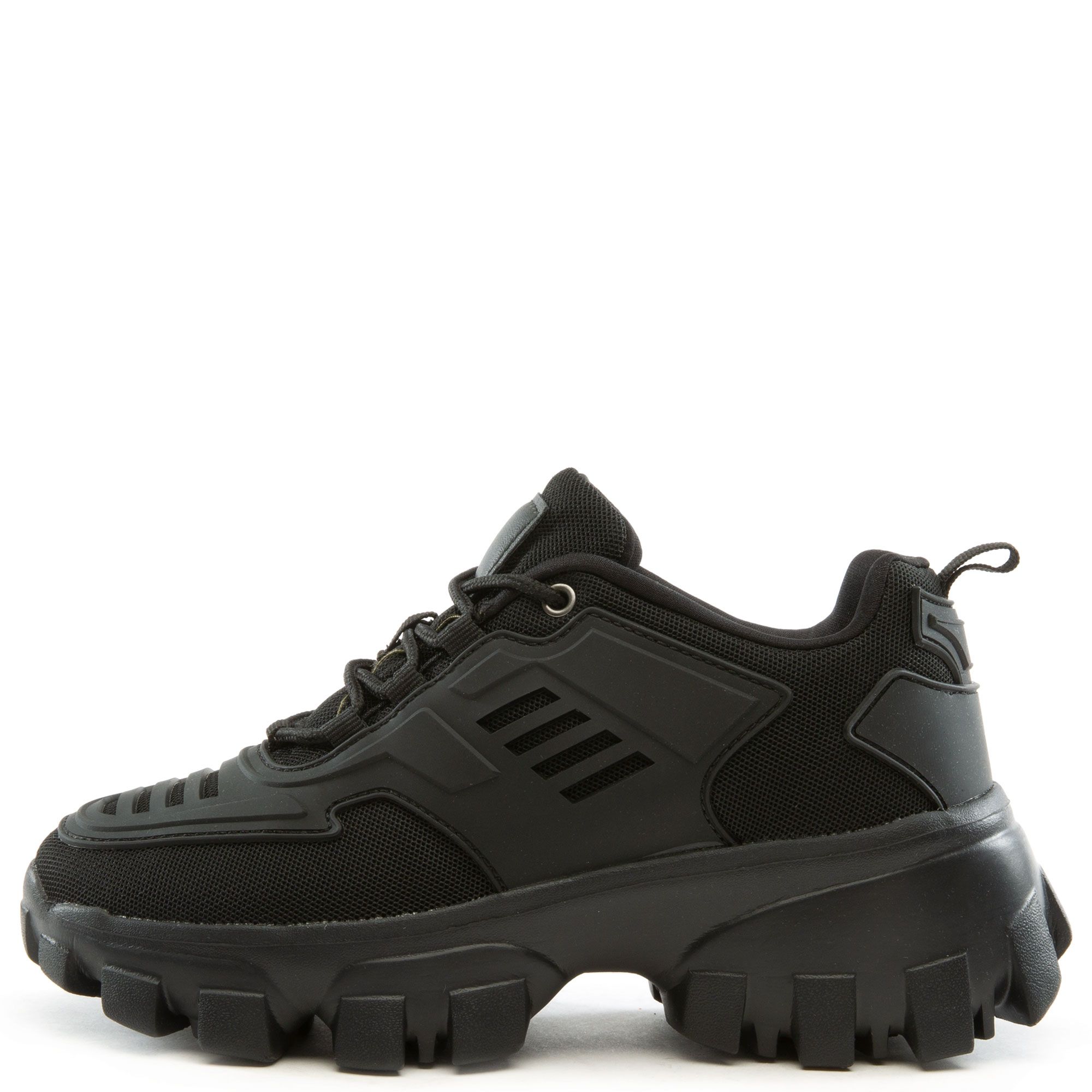 Chunky Platform Sneakers - Black