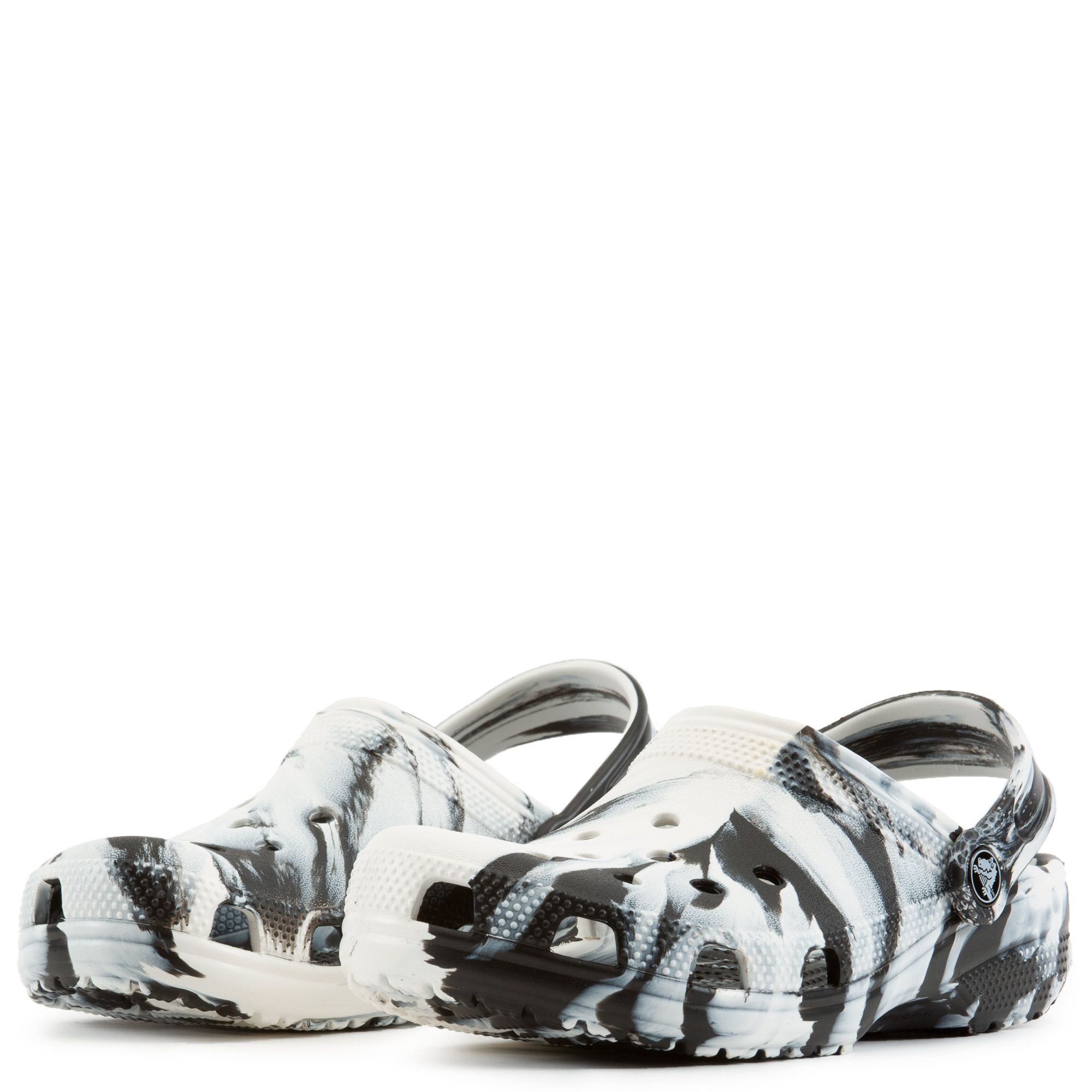 ★CROCS★ Classic Marvel Clog White Black 206867103 206867-1 Shop Crocs Classic Clog Marble 206867-103 white | SNIPES USA
