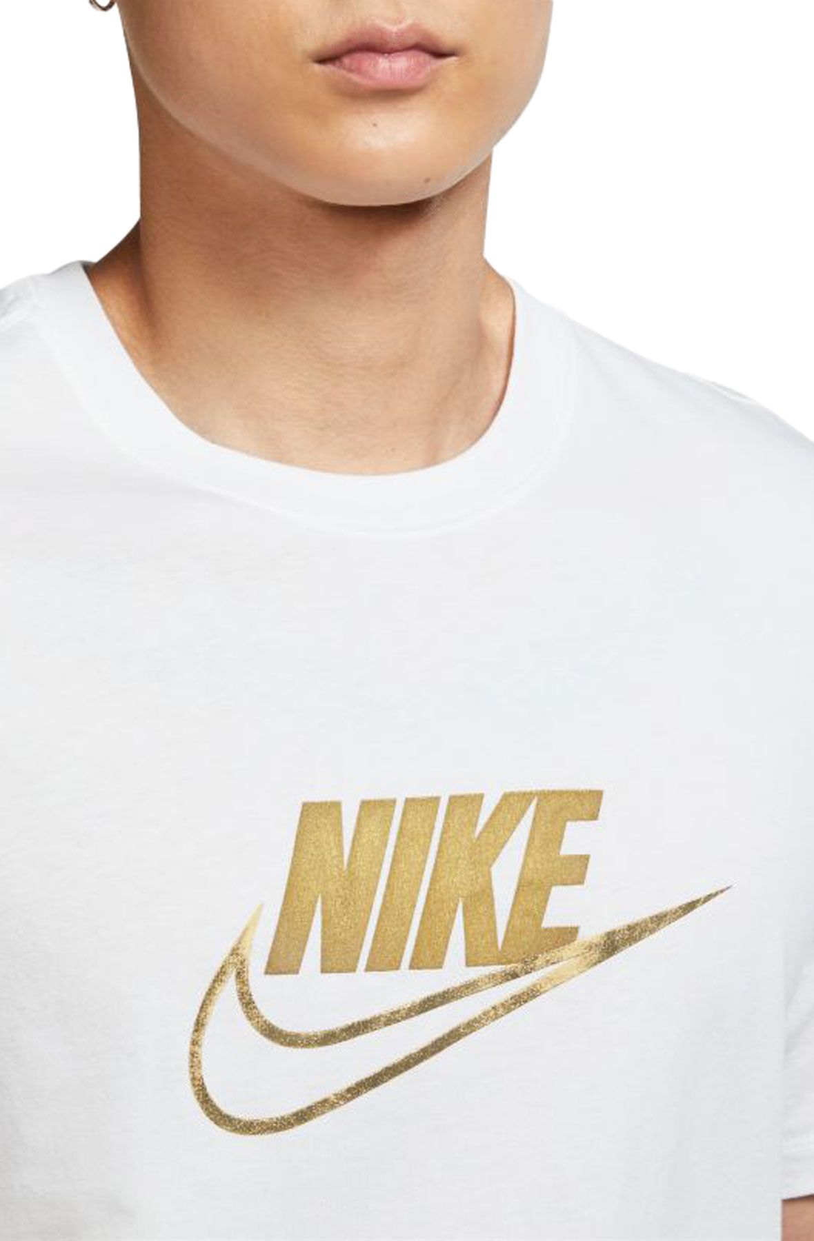 NIKE Sportswear Metallic T-Shirt CW2480 100 - Shiekh