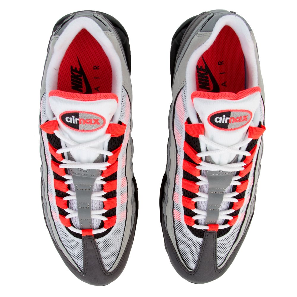 AIR MAX 95 OG WHITESOLAR RE GRANITE DUST Nike Air Max 95 OG (White Solar Red) AT2865 100