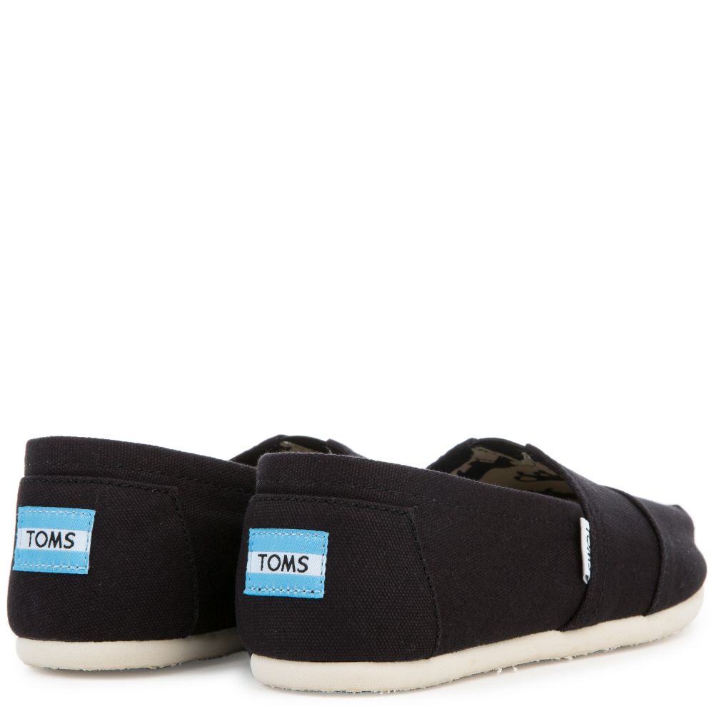 TOMS Toms Classic Canvas Flats 001001B07 BLK Shiekh