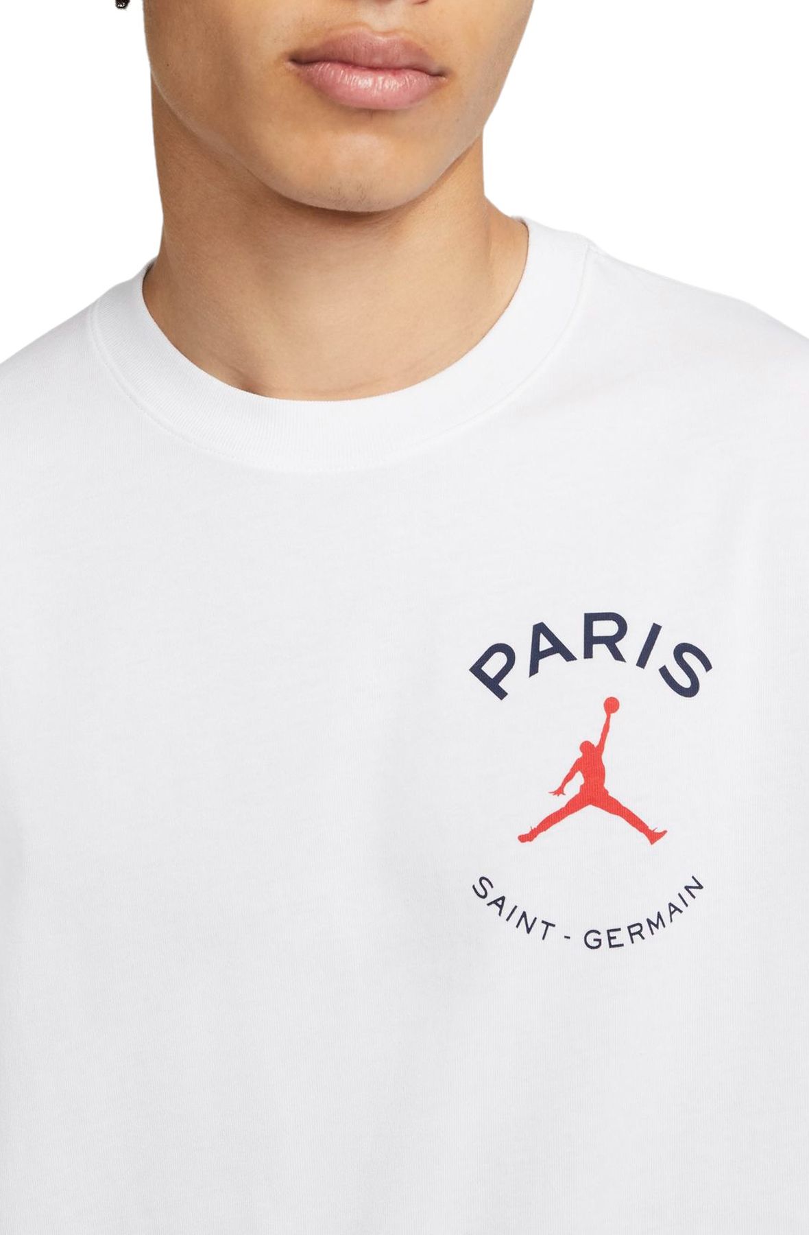 JORDAN Paris Saint-Germain Logo T-Shirt DJ0401 100 - Shiekh