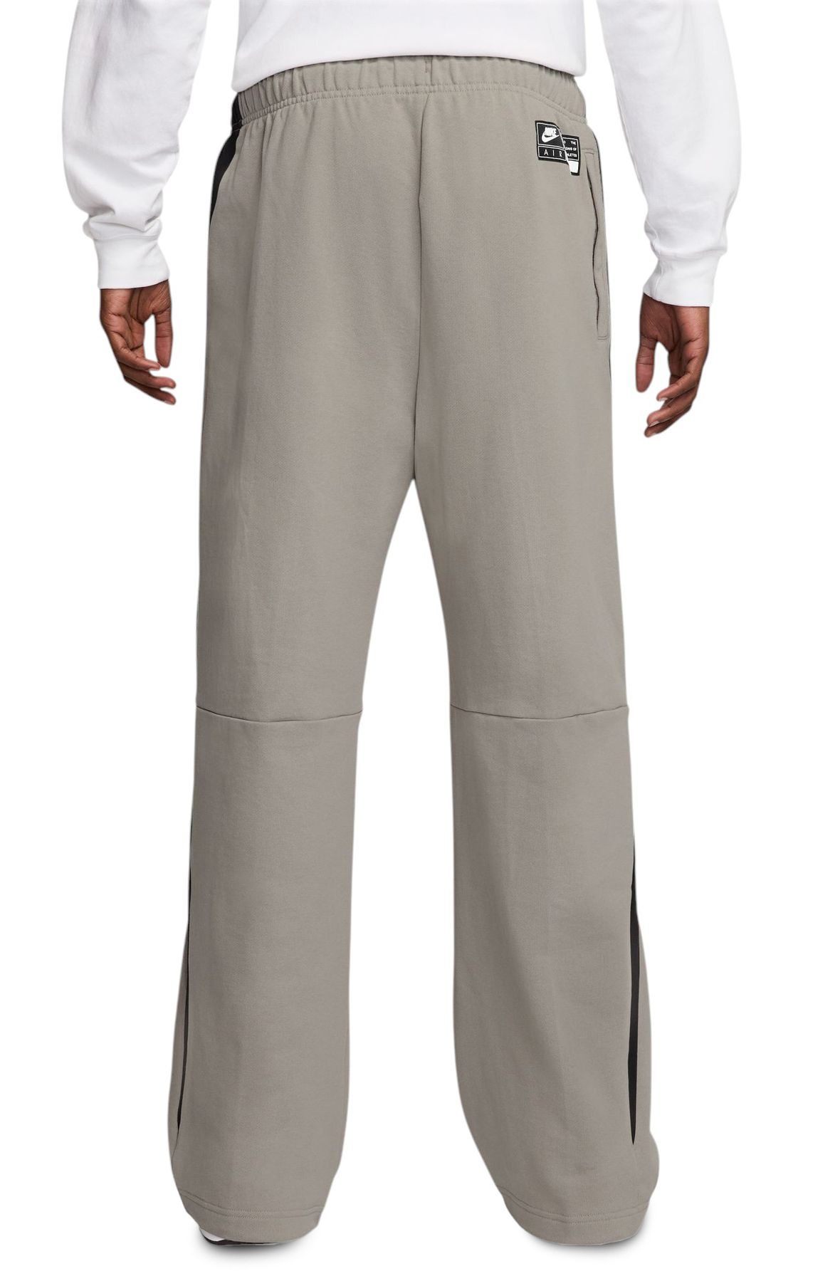 NIKE Air Open Hem Fleece Pants HJ0287 008 - Shiekh