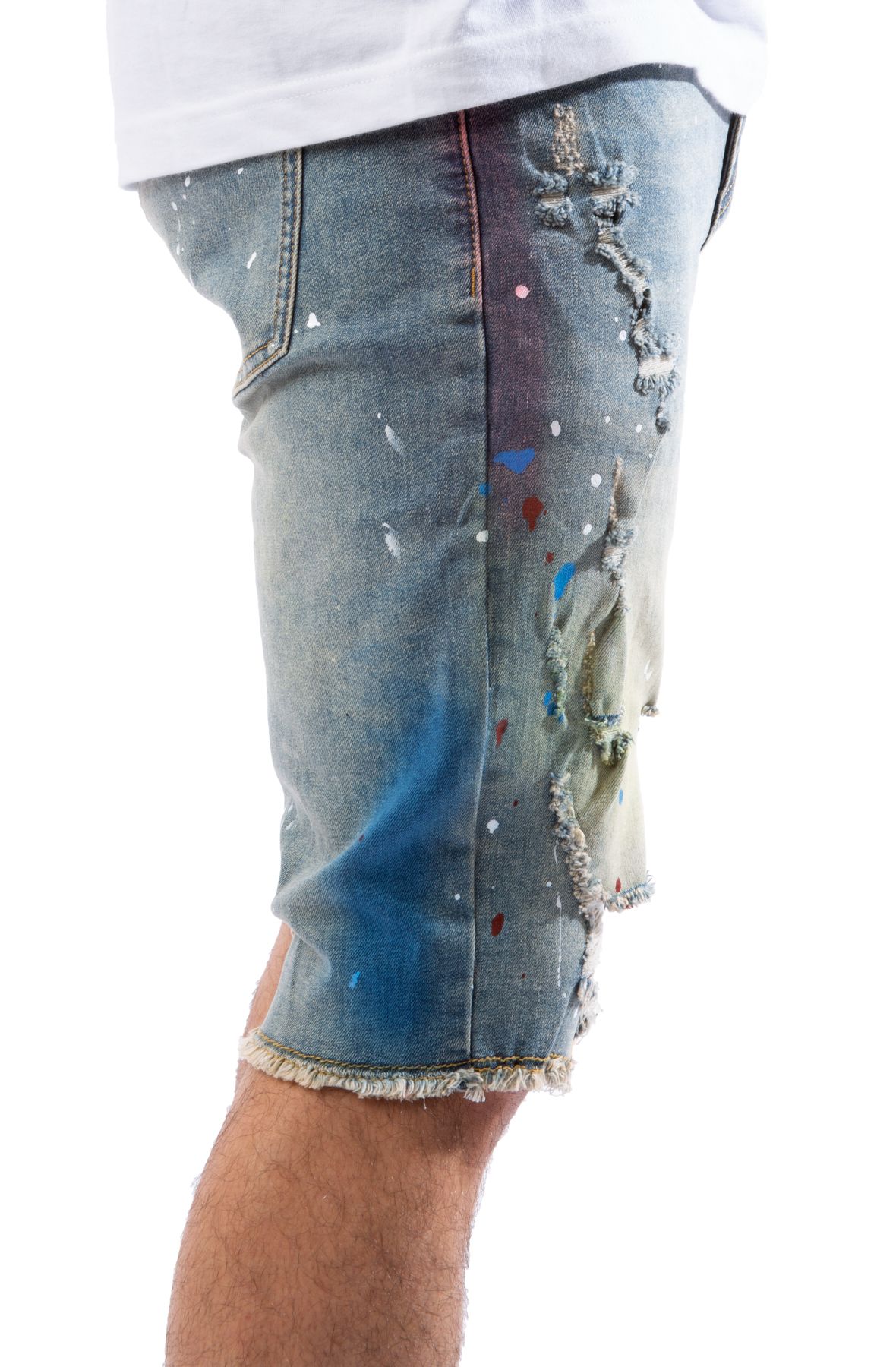 THE KARTER COLLECTION Fairview Denim Shorts KARPK-306 - Shiekh