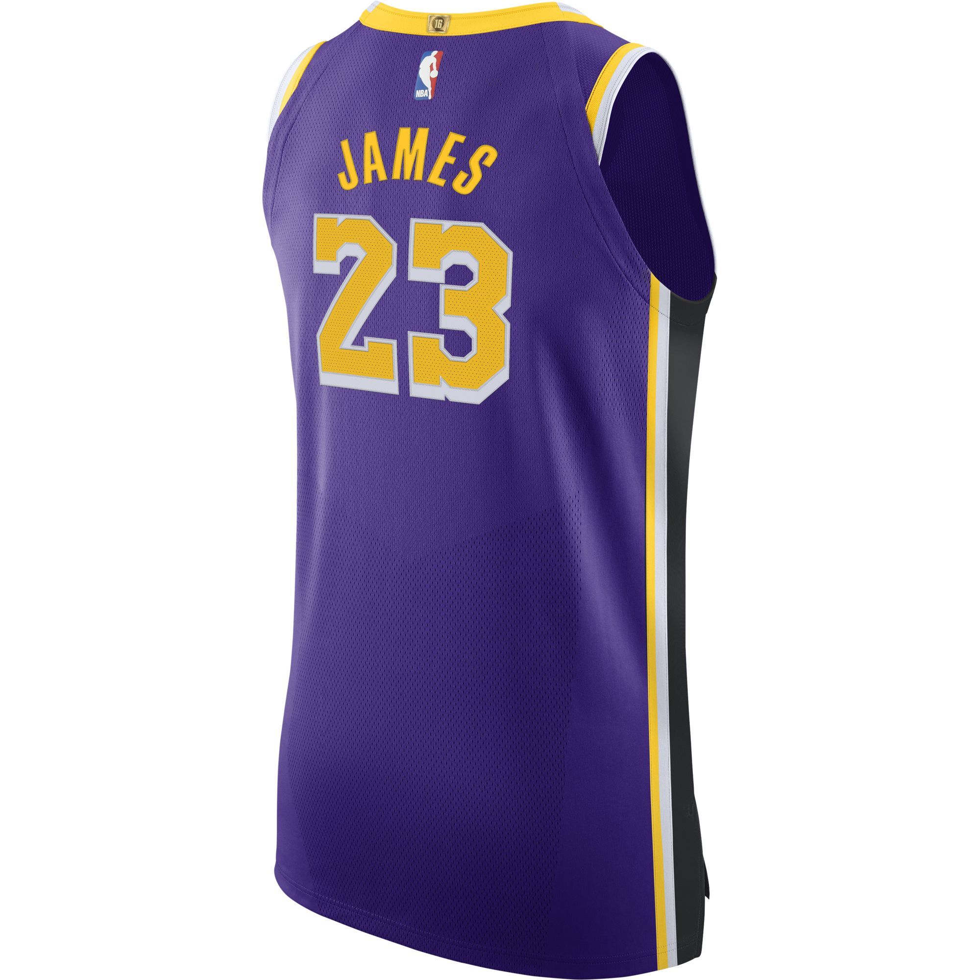 authentic lebron purple lakers jersey