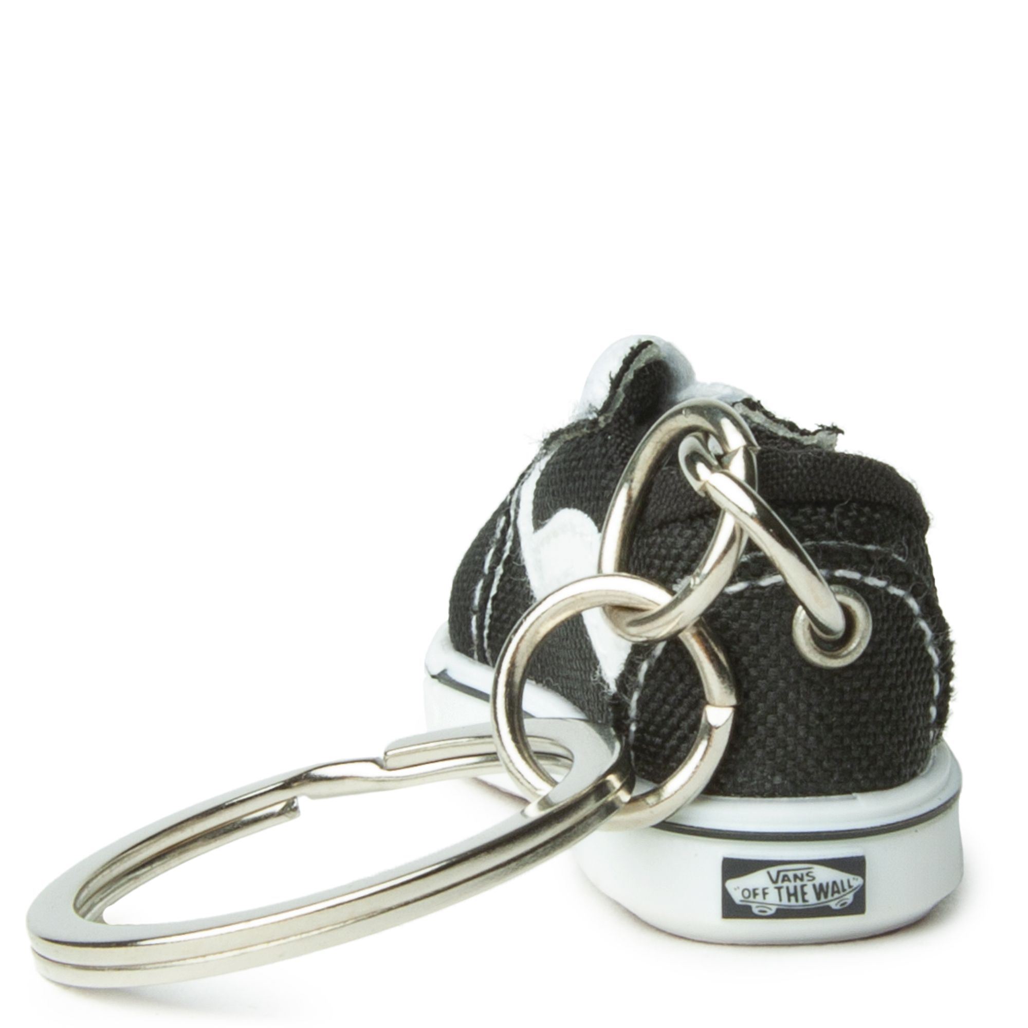 Vans Slip On Keychain, Black, White