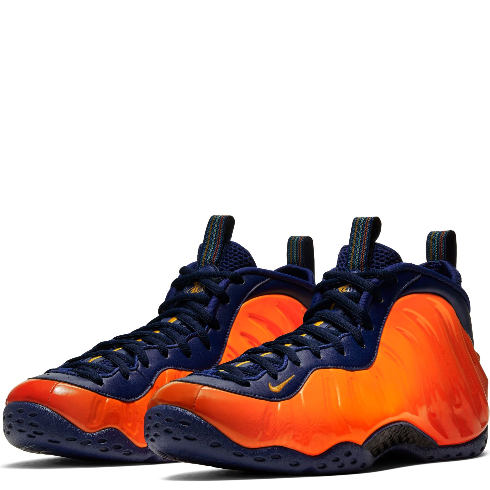 blue gold orange foamposite