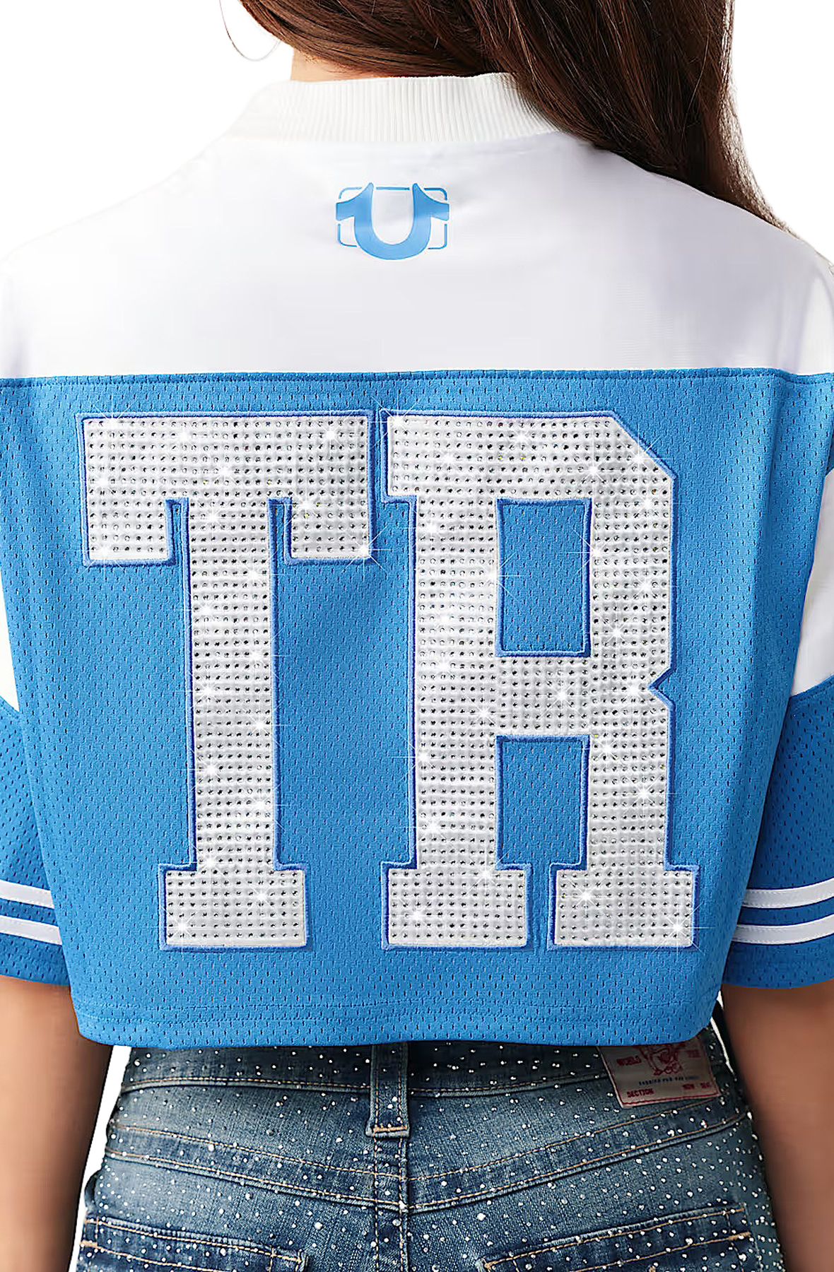 TRUE RELIGION Crystal Sporty Jersey Shirt 210090-4342 - Shiekh