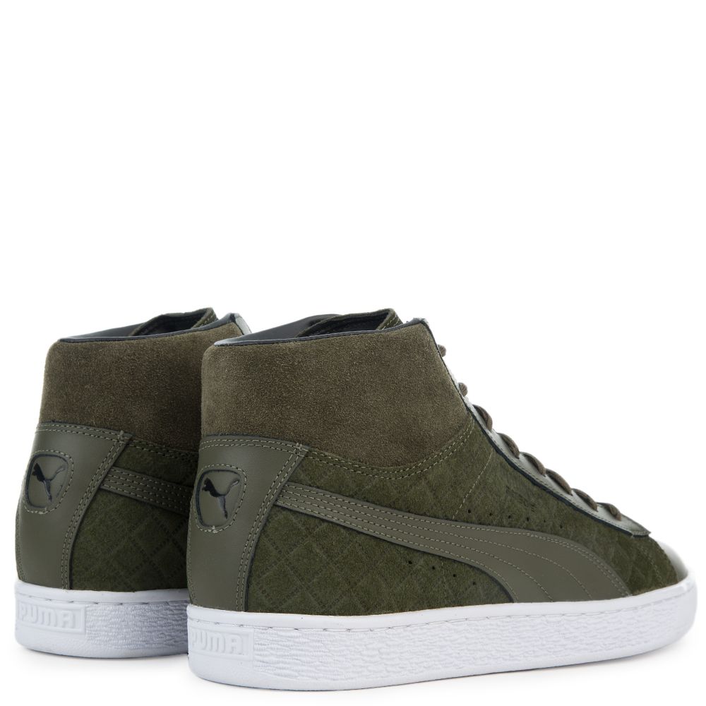 Puma men's suede 2025 classic mid quilt sneaker