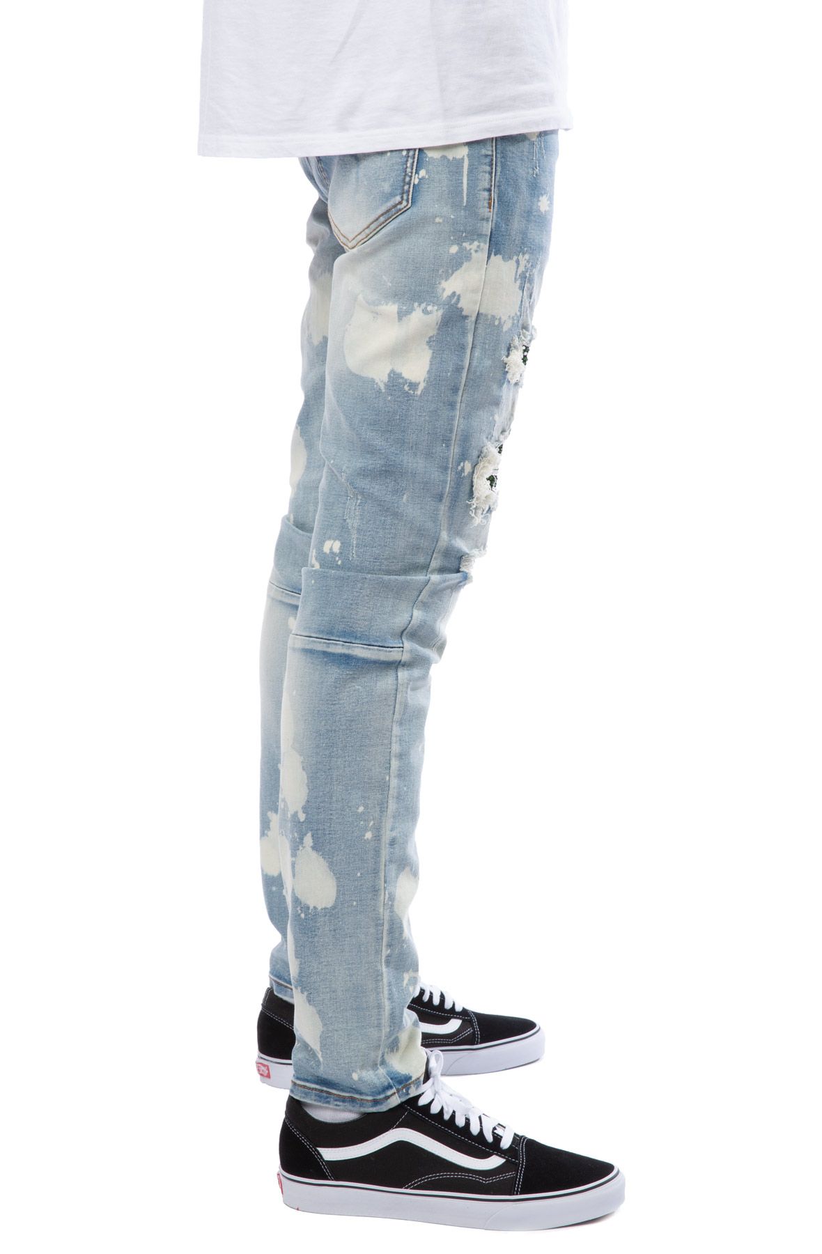 KDNK Rescue Ripped Jeans KND4355-BLUE - Shiekh