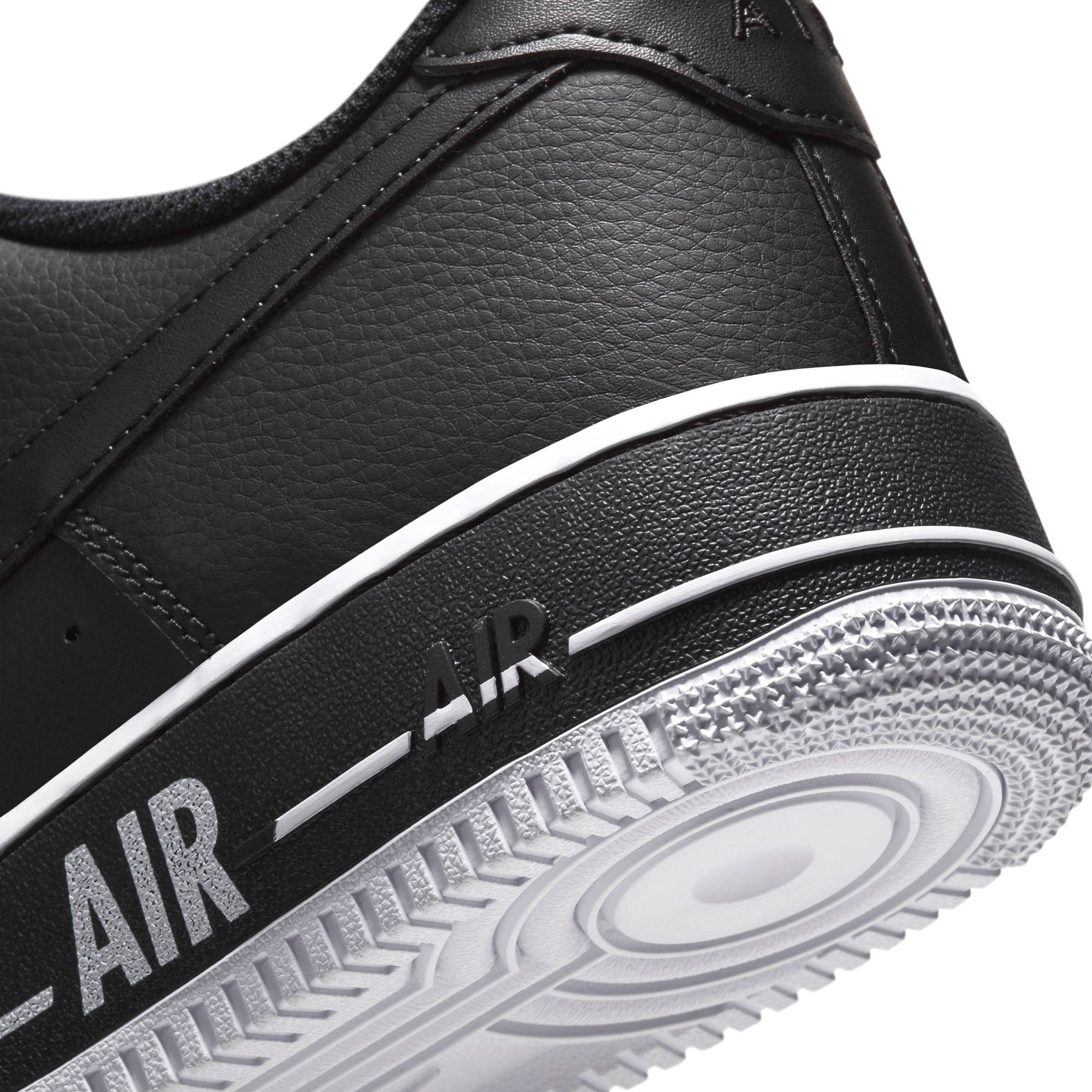 nike air force 07 black white