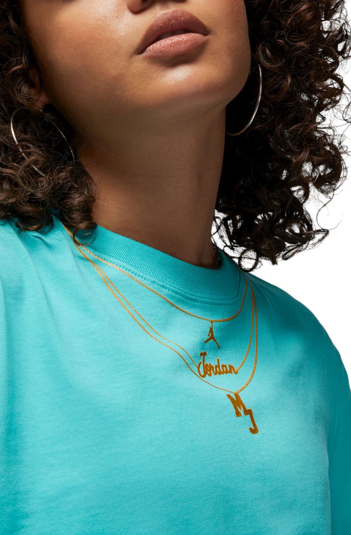 JORDAN (Her)itage Gold Chain TShirt DO5020 392 Shiekh