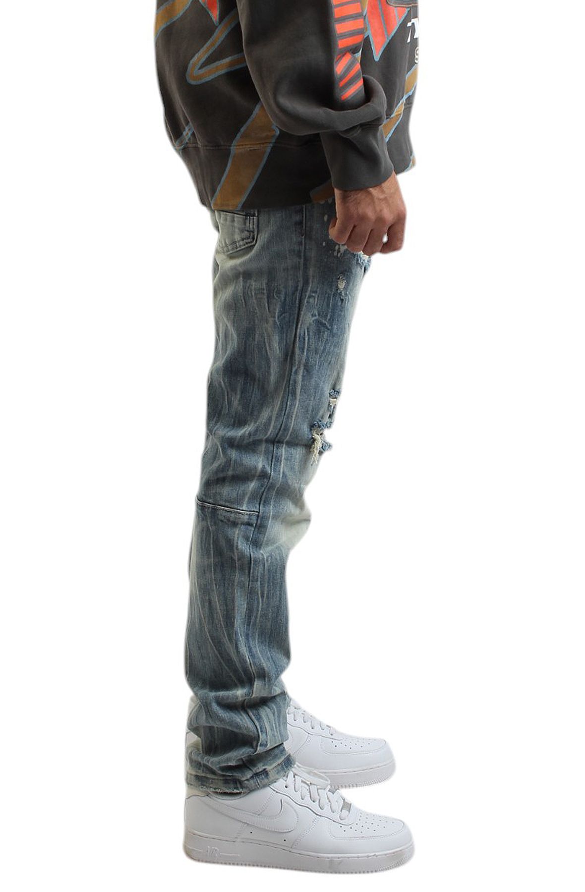SMOKE RISE Lucca Vintage Washed Jean JP25102SKZ-LUCCA - Shiekh