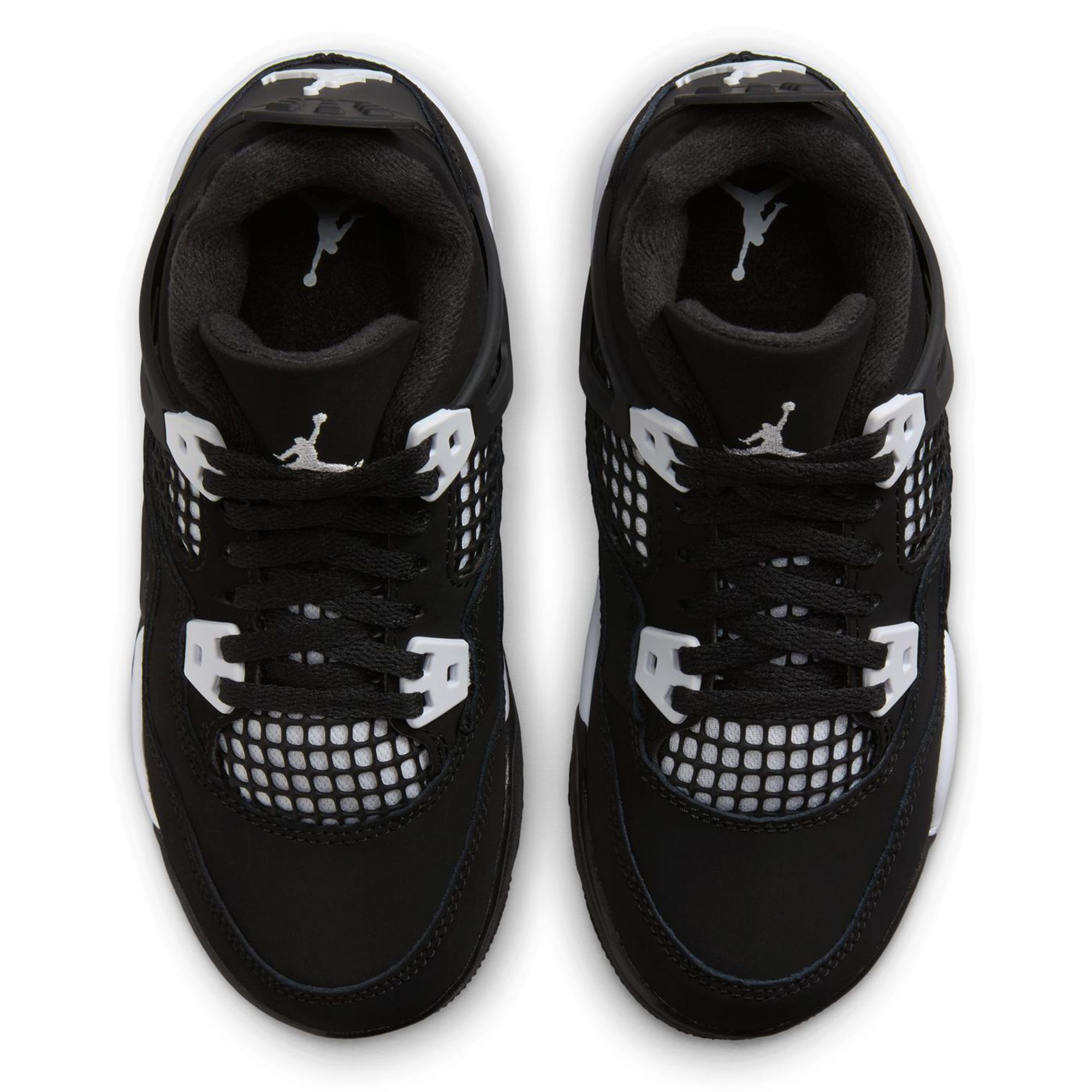 Air Jordan 4 Retro ブラック/ホワイト 10.5 Nike Jordan 4 Retro White Thunder Black Men GS Size IN HAND