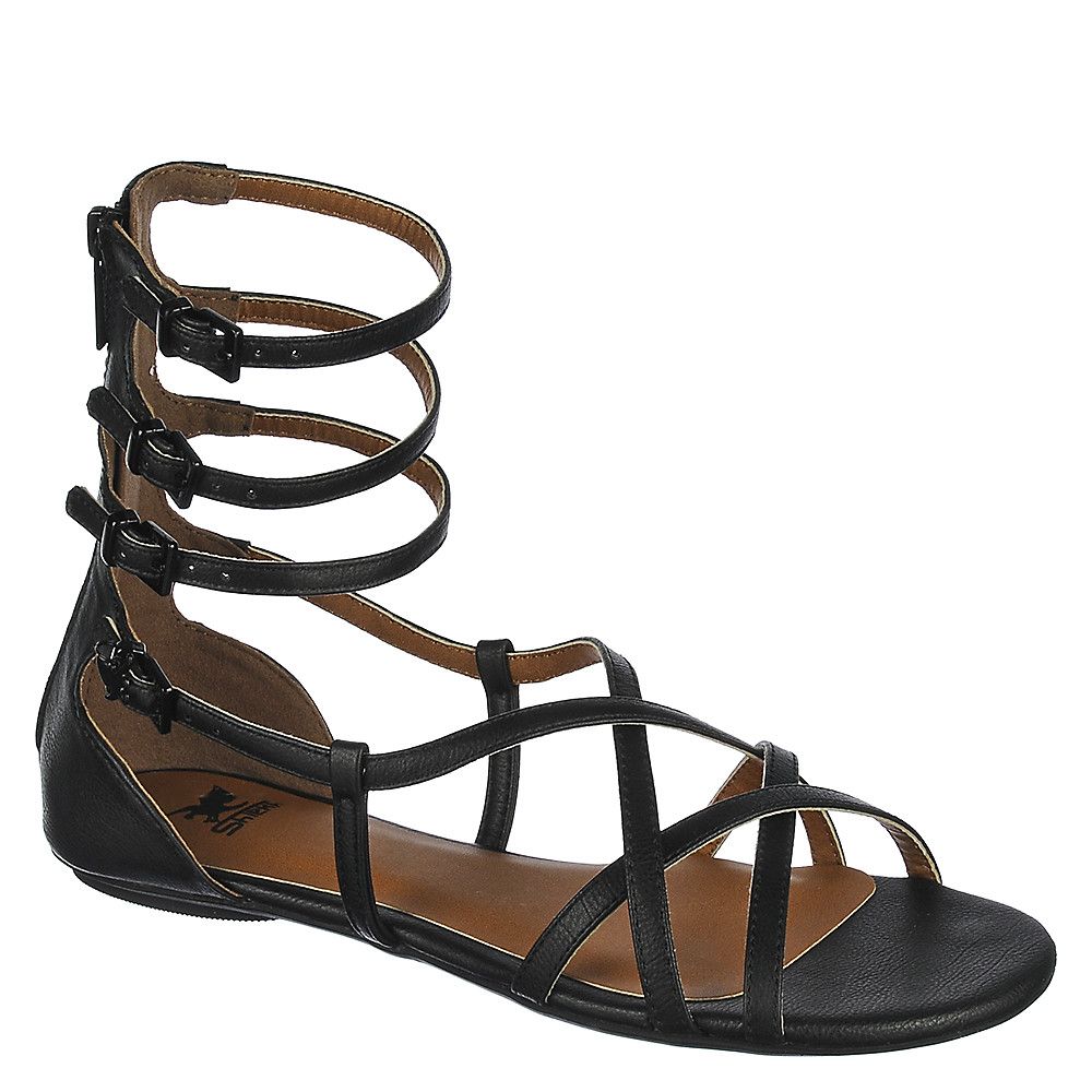 SHIEKH Scota-H Strappy Sandal FD SCOTA-H/BLACK - Shiekh