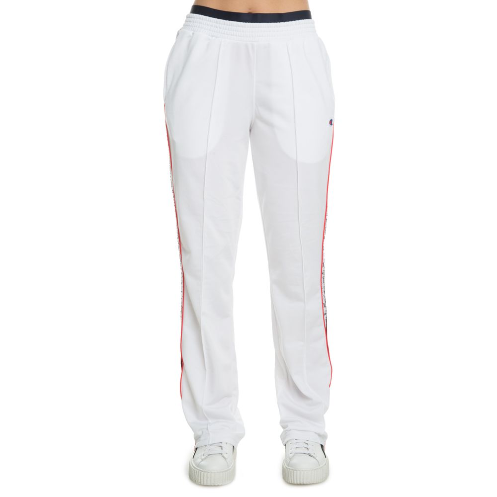 white champion track pants