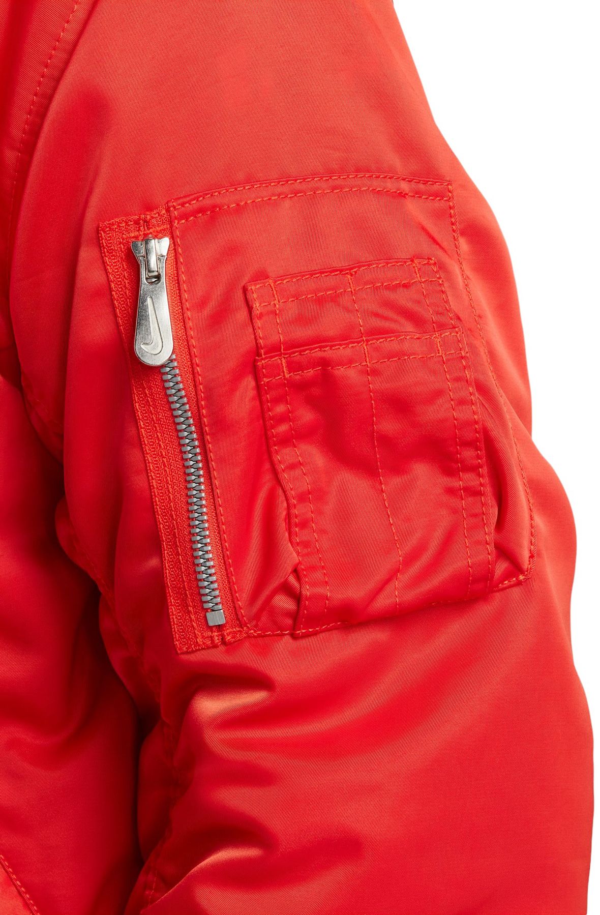 Red nike bomber jacket online