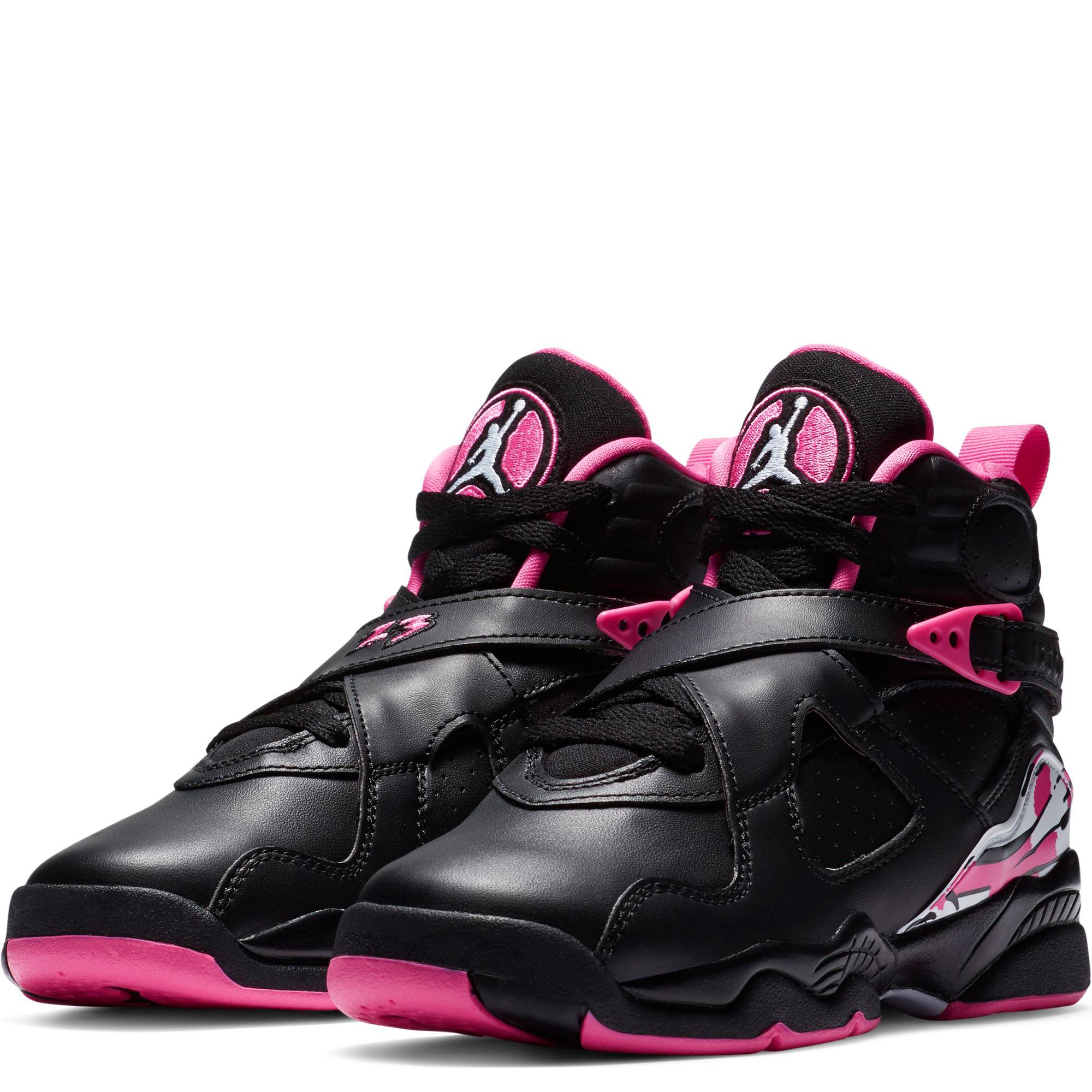 (GS) Air Jordan 8 Retro Black/WhitePinksicle